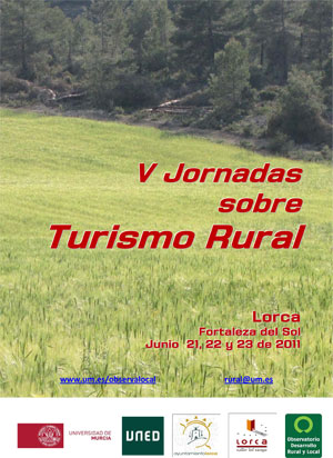 Cartel V Jornadas año 2011 - Jornadas Regionales sobre Turismo Rural